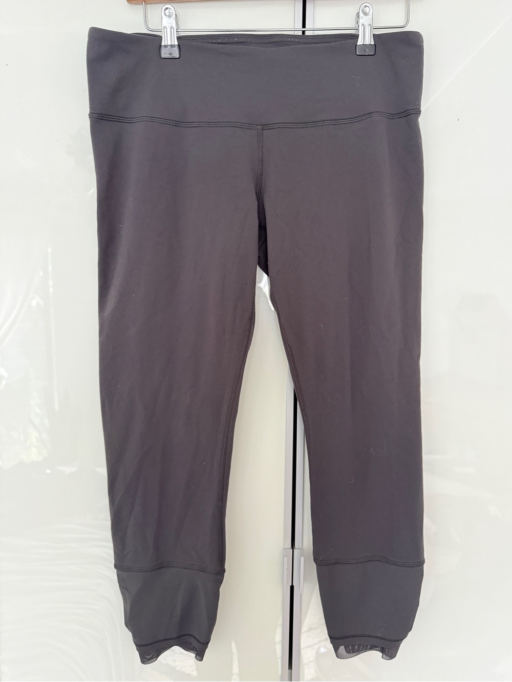 Dark Gray Lululemon Cropped Leggings